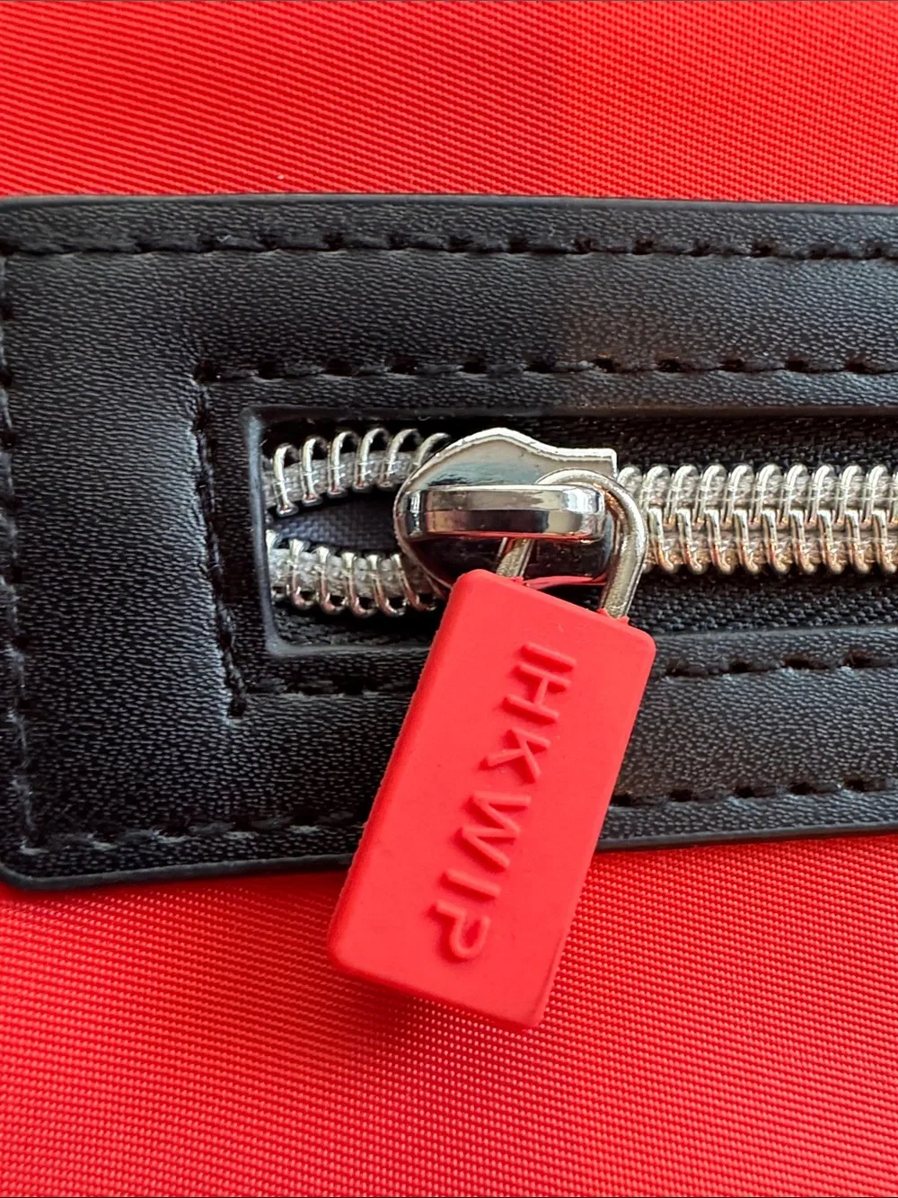 IHKWIP Metro Messenger Crossbody Riviera Red Nylon RFID Organizer Bag